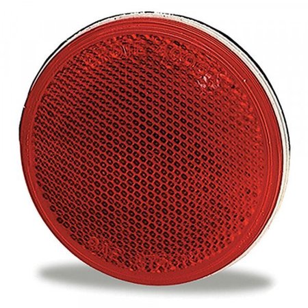 GROTE LIGHTING REFLECTOR-3-RED- ROUND STICK-ON 40062